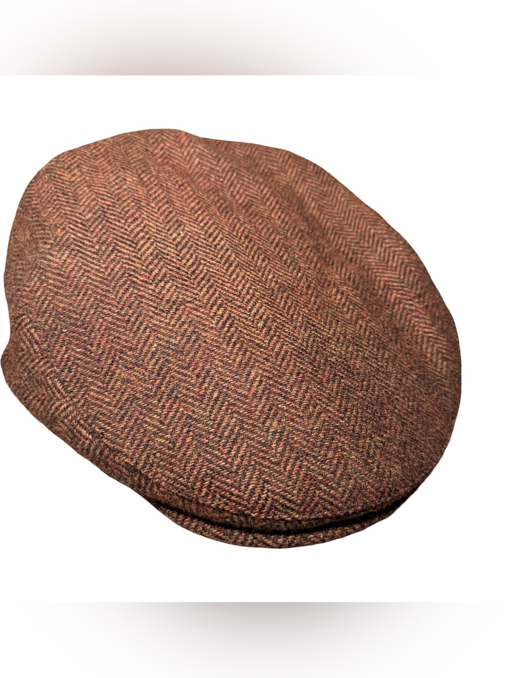 Man of Aran - Ireland Donegal Tweed Herringbone Flat Cap - Picture 3 of 8